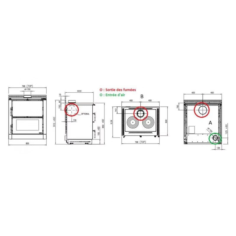 LA NORDICA Verona XXL Maiolica – 7 kW
