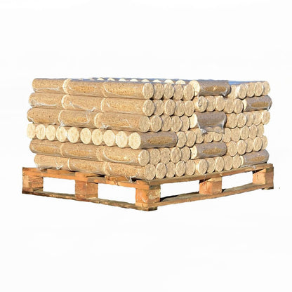 Bricchette di legno – mezza pallet