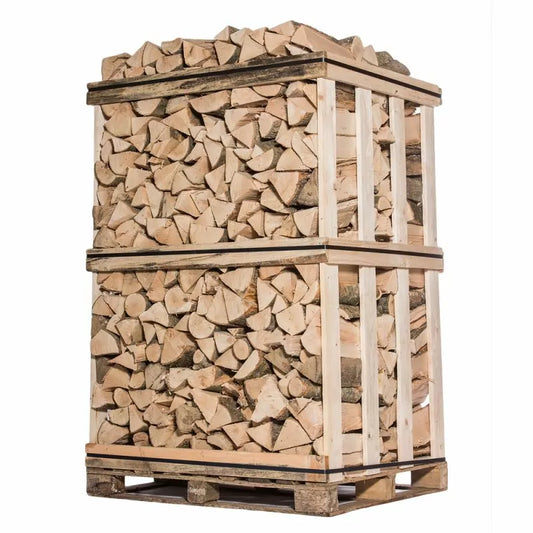 Legna da ardere secca – 25 cm, Mix Faggio e Quercia, su pallet