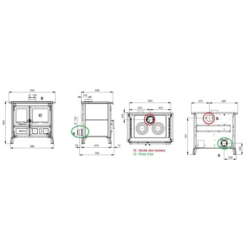 LA NORDICA Gardenia 5.0 Pierre - 9.5 kW
