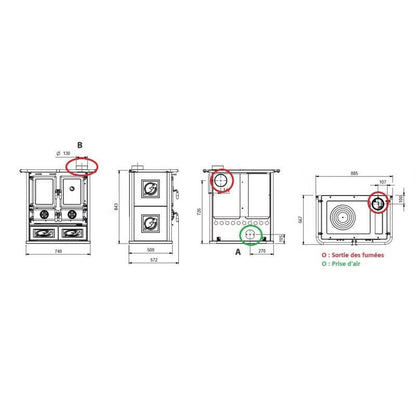 LA NORDICA Rosetta 5.0 Ceramica Liberty - 7.9 kW